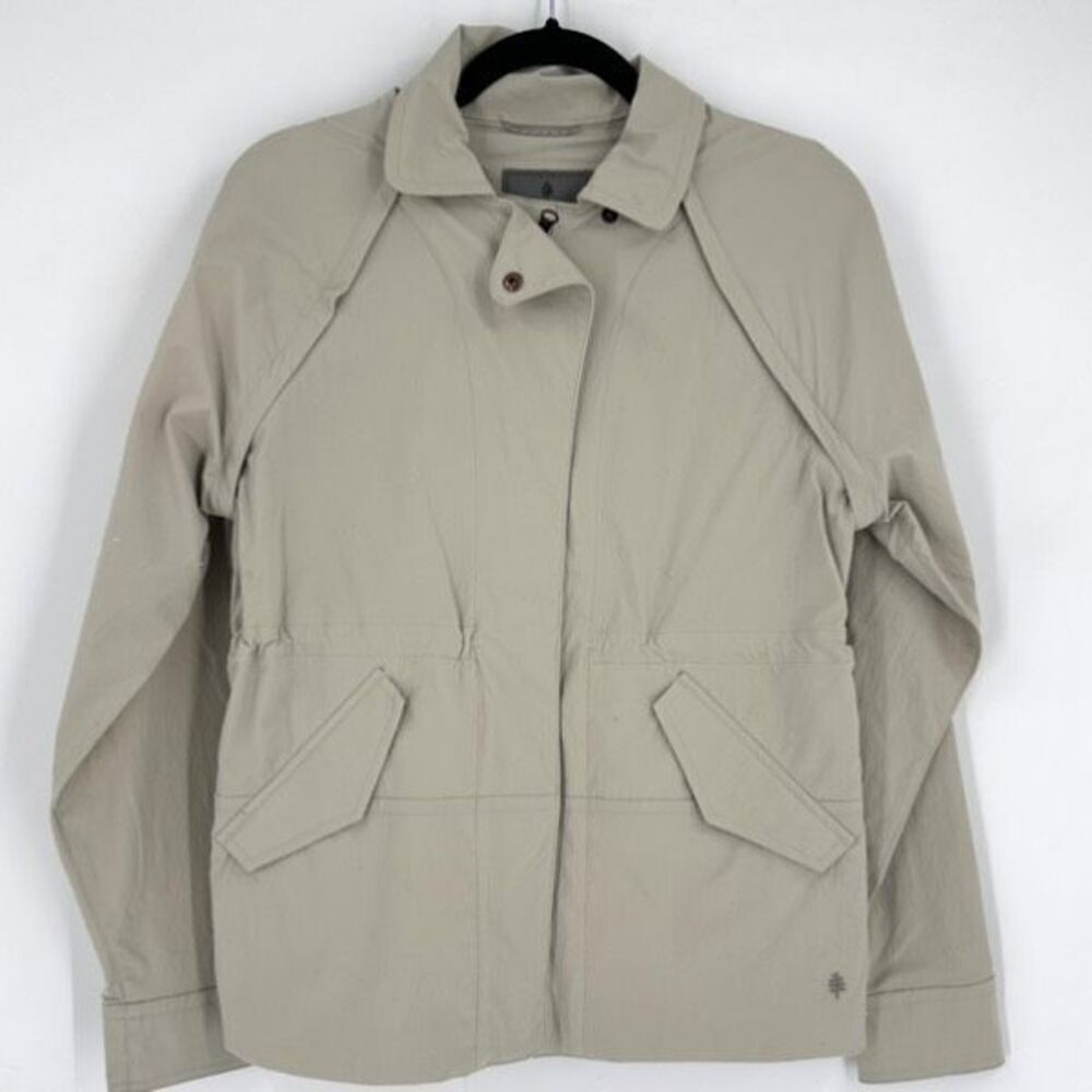 NWT Royal Robbins Discovery Women's Convertible Jacket II Small Vest Tan UV 50‎